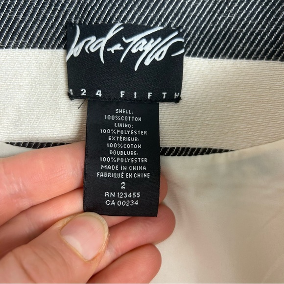 Lord & Taylor 424 Fifth cotton fashion jacket - Picture 8 of 9